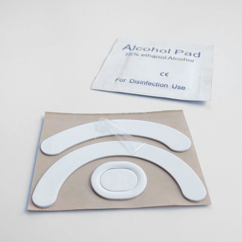 Mouse Feet Pedal for logitech G403 G603 G703 Mice Replacement Glides Stickers Mouse Feet Pads Curved Edges White 2PCS
