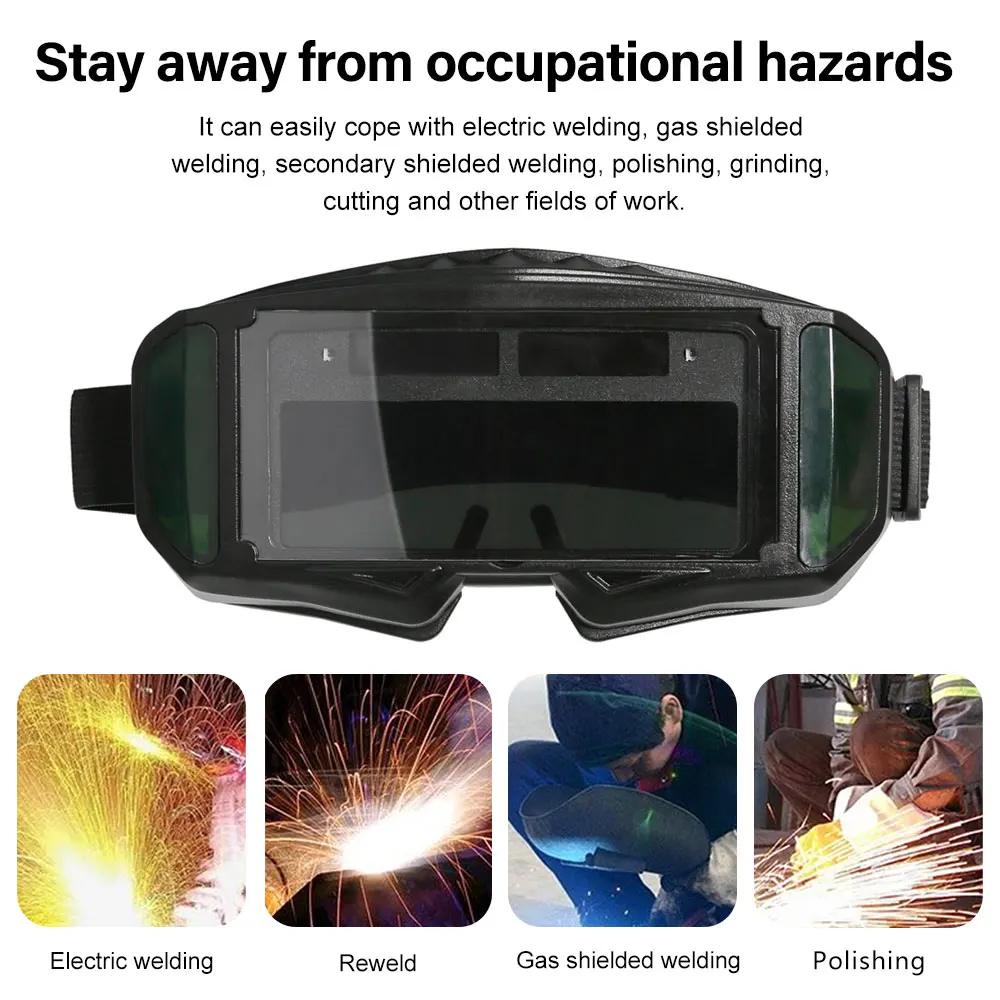 Advanced Auto-Dimming True Color Welding Goggles with Large View