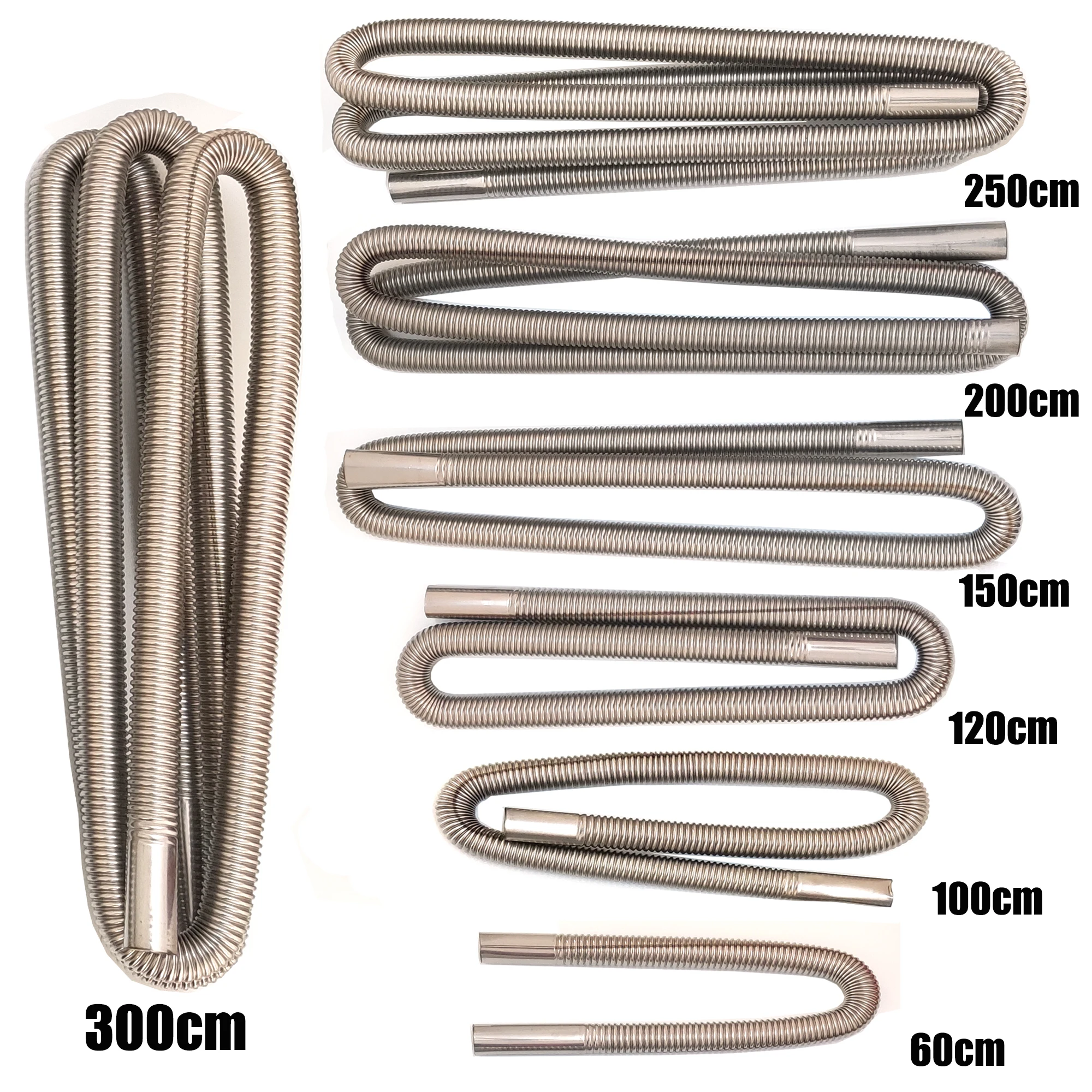 Air ดีเซลที่จอดรถท่อไอเสียสแตนเลสท่อแก๊ส Vent การใช้ถัง Muffler Silencer สําหรับเครื่องทําความร้อนรถยนต์อุปกรณ์เสริม 1