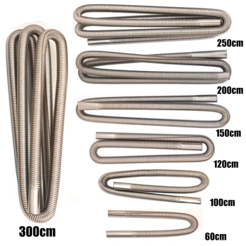 Air ดีเซลที่จอดรถท่อไอเสียสแตนเลสท่อแก๊ส Vent การใช้ถัง Muffler Silencer สําหรับเครื่องทําความร้อนรถยนต์อุปกรณ์เสริม 1