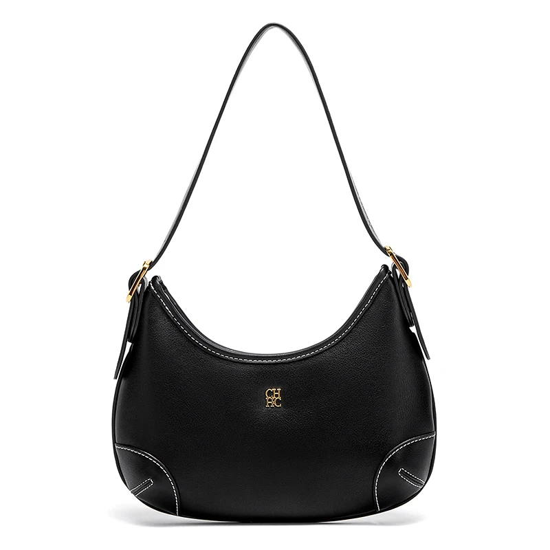 حقيبة كتف نسائية كلاسيكية فاخرة جديدة، بتصميم بلون...