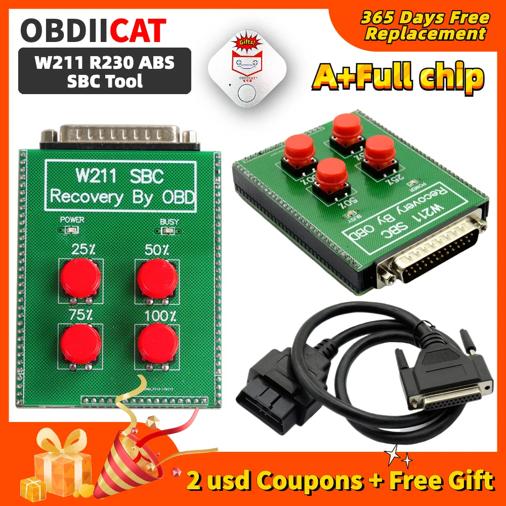 Obdiicat W211/R230 Abs/Sbc Strumento Per Mer-Cedes Per B-Enz Obd Sbc Strumento Di Ripristino Per B-Enz