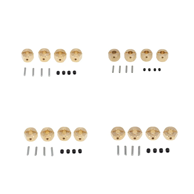 

Brass 12Mm Hex Wheel Hub Extended Adapter For Axial SCX10 III CC01 WRAITH RR10 Redcat GEN8 1/10 RC Crawler Car