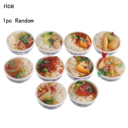 Miniature Dollhouse Chinese Cuisine Toy Set (Rice)