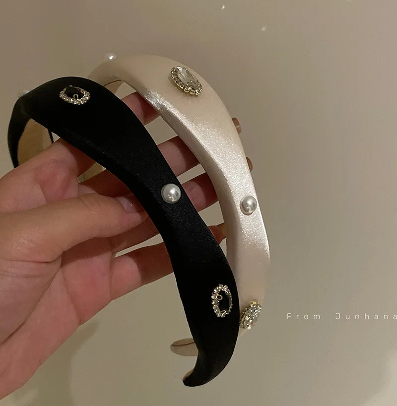 Fascia Per Capelli HKM Con Diamanti Sintetici - Design Ondulato Per Cavallo Elegante - Foto 9