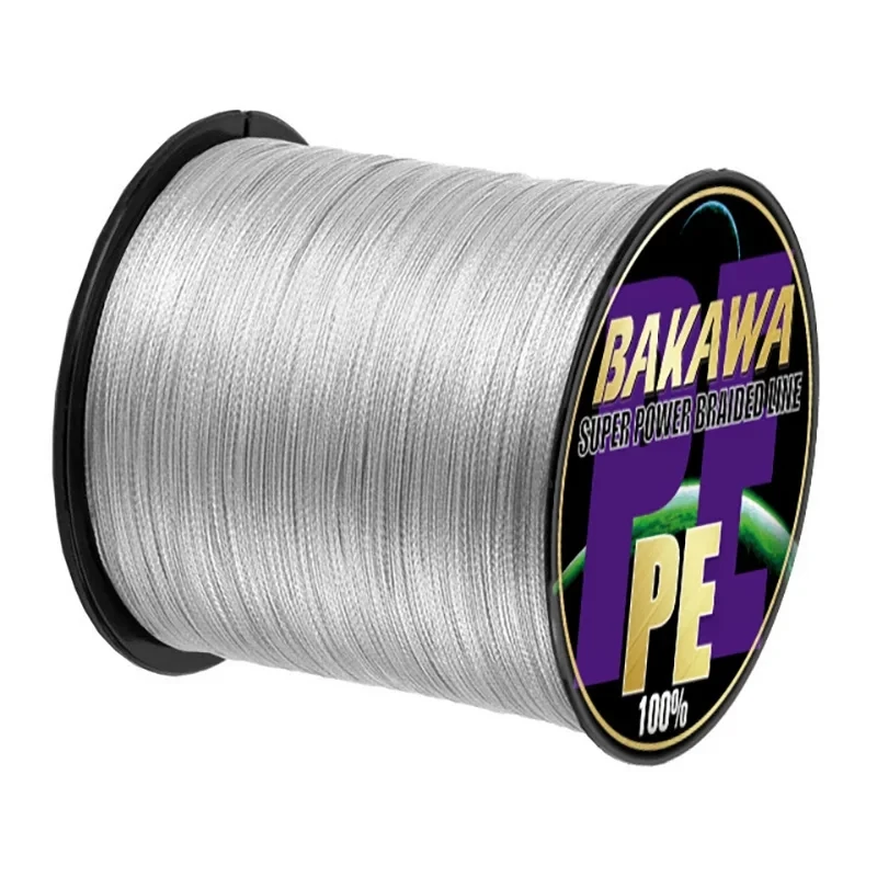 Bakawa 4 Tesse Multifilamento Lenza 100Lb 300M 4 Fili Intrecciati Pe Wire 8-85Lb Super Strong Acqua Di Mare Cavo Liscio Pesca