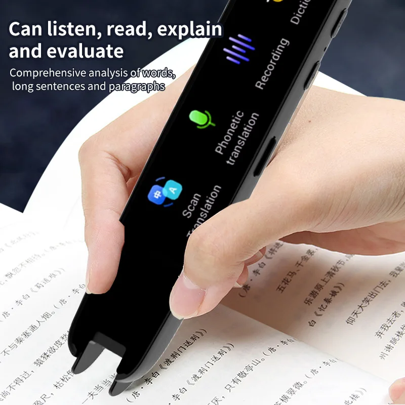 Offline Translation Pen For Teacher Student Dictionary English Intelligent Scanning Point Reading 123 Languages Translator Pen 1