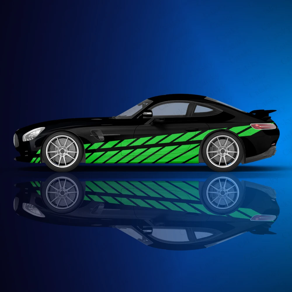 

Автомобильные наклейки с боковыми полосками, японские боковые автомобильные наклейки, Автомобильные Боковые графические узоры, цветные автомобильные наклейки, боковые наклейки, наклейки