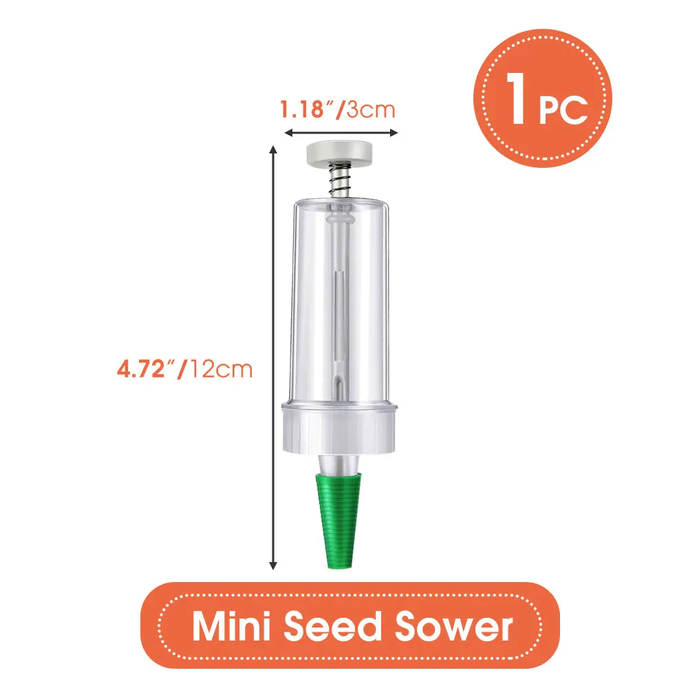 14 PZ STRUMENTO di semina portatile seminatore plastica sciolto terreno dibber EUR 11,86