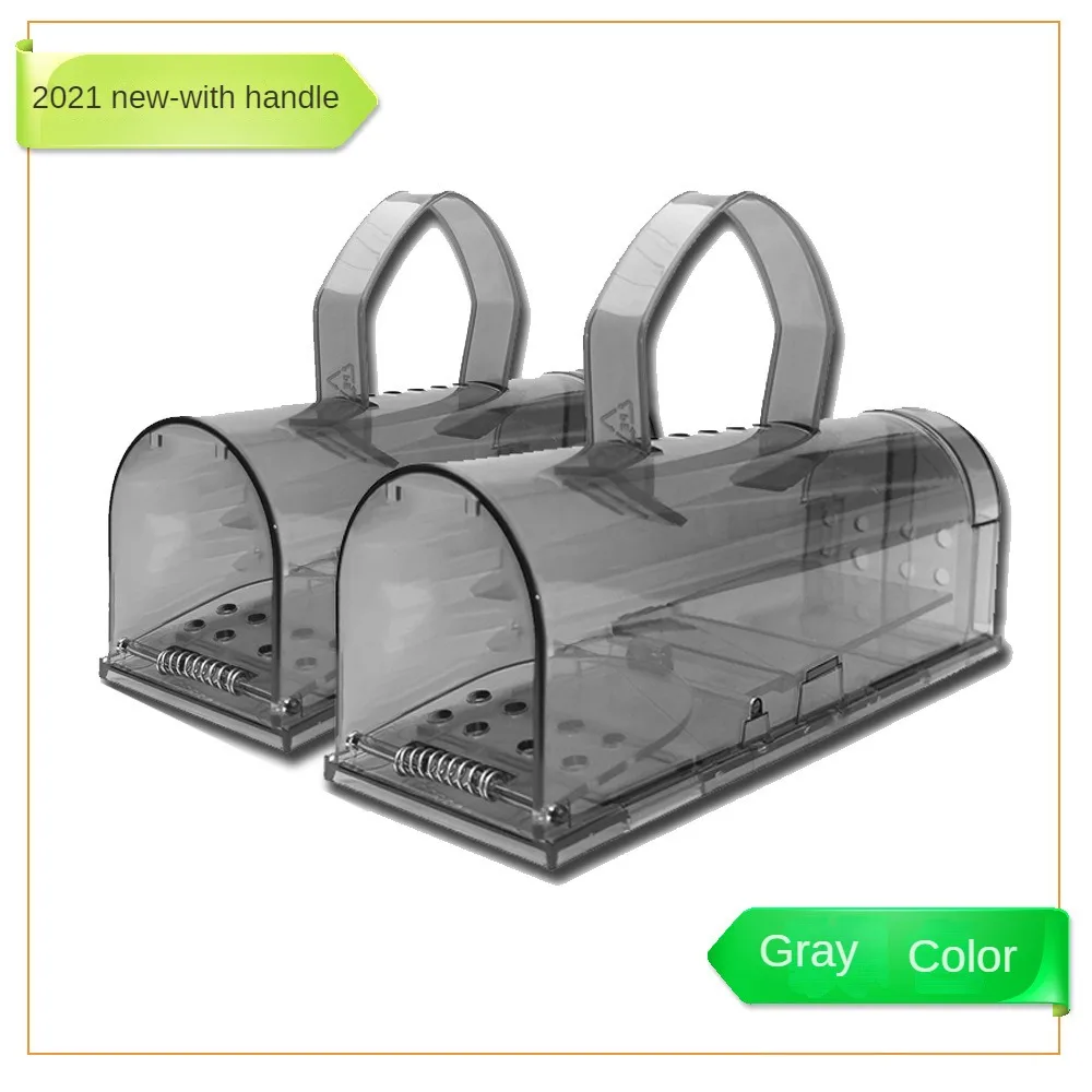 2/4/6PCS Plastic Mouse Trap Live Catcher Reusable Kids Pets Safe Pest Controller No Kill Live Catcher Mice Rat Trap for