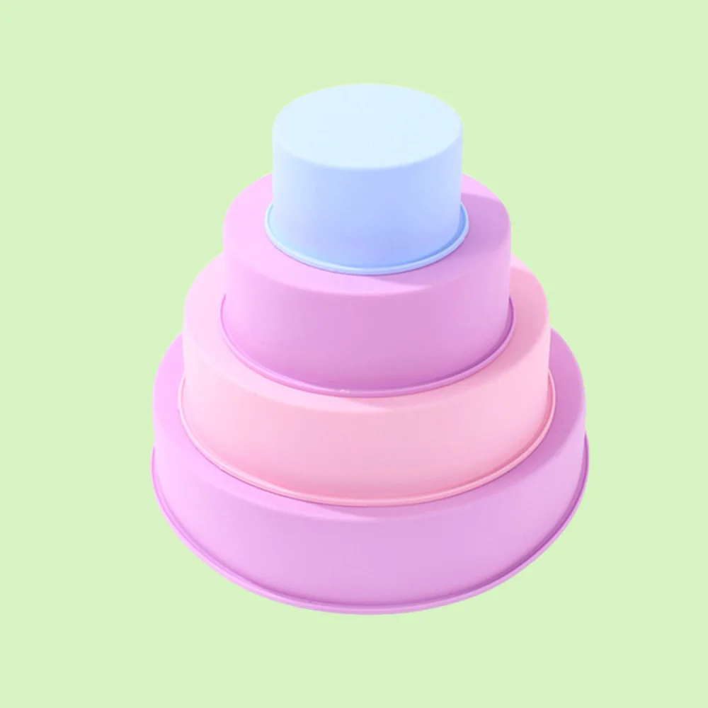 

4/6/8/10 Inch Silicone Cake Molds Tray Pans Round Baking Mold Kitchen Silicone Non-stick Baking Pans Reusable Cakes Pans
