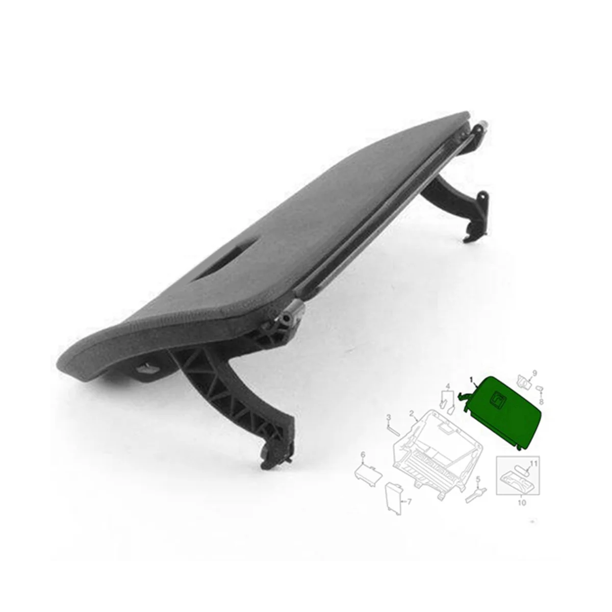 51166839000 Car Central Control Glove Box Cover Glove Box Cover for BMW X3 X4 F25 F26