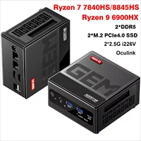Aoostar GEM12 AMD Ryzen 7 8845HS Mini PC R7 7840HS R9 6900HX DDR5 32GB1TB PCIe4.0 SSD USB4 2*2.5GLAN WIFI6 BT5.2 Gaming Computer 2