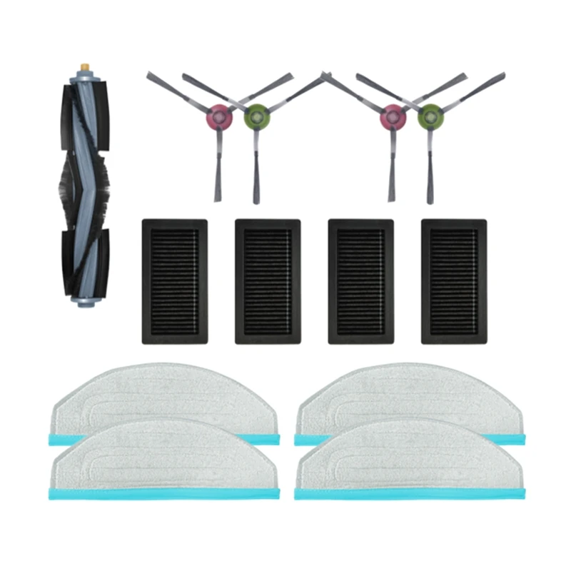 

Запчасти для робота-пылесоса Ecovacs Yeedi CC, основная и боковая щетки, фильтр НЕРА, насадка на швабру