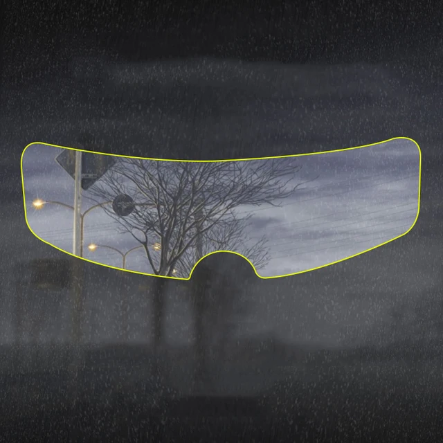 안전하고 맑은 시야를 위한 오토바이 헬멧 안티-안개 필름과 방수 필름