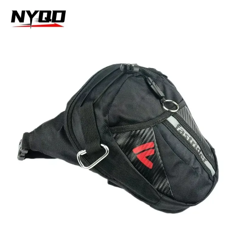 New Knight Multifunctional Motorcycle Waist and Leg Bag - Black Fanny Pack