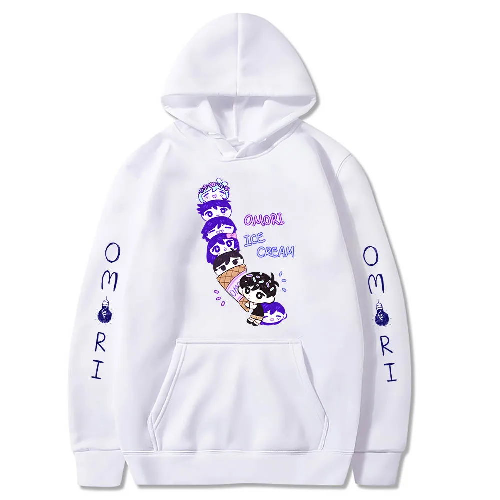 

Omori Sunny Basil Hero Mari Kel Manga/Comic Hoodies Anime Sweatshirts Aesthetic Clothes Men/women Harajuku Sudadera Printed Cute