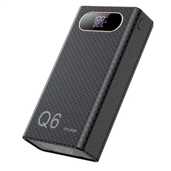 Guscio per Power Bank PD100W con Consegna in 24 Ore, Alloggiamento Fai-da-Te per 6 Batterie 21700 - Design Invernale Rinforzato, Supporta /PD3.0/QC3.0 per Laptop