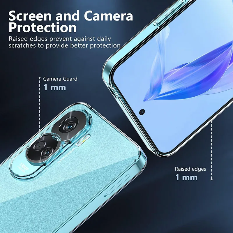 Фото Прозрачный силиконовый мягкий чехол для Honor X8B X9B X7B X8A X7A X9A X8 X7 X6 Ультратонкий Прозрачный задний Чехол для Honor 90 70 50 Pro Lite №4