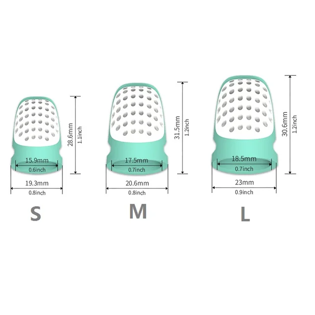 Comfort Fit Gel Thimble Soft Rubber Sewing Thimbles, Finger Thimbles for  Sewing Quilting Embroidery DIY Crafts, Finger Protector - AliExpress
