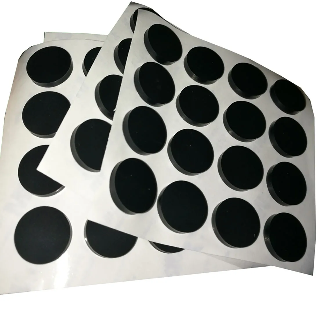 Round Self Adhesive Silicone Rubber Feet Pad 4.5mm-30mm Furniture Cabinet Door Damper er Anti-collision Anti-slip rubber furniture feet pads silicone anti slip mat adhesive anti collision mat