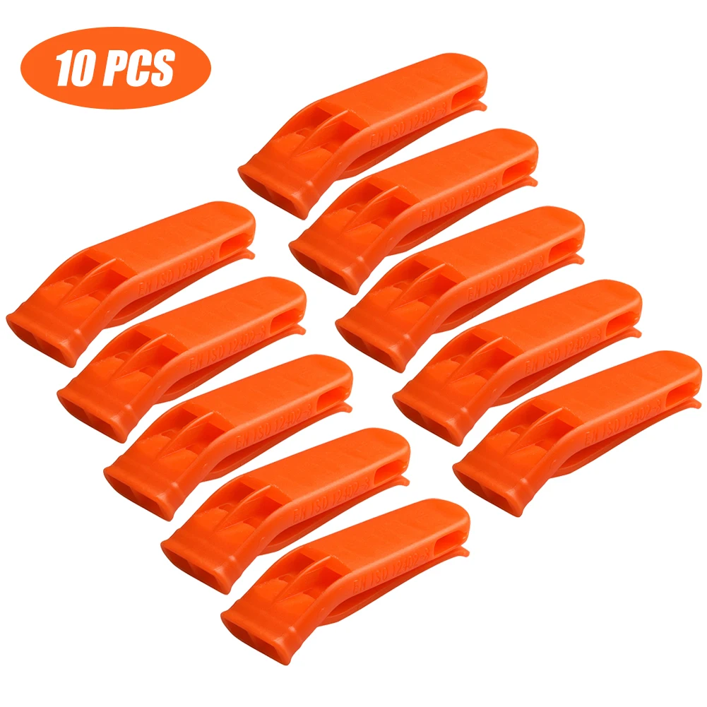 Survival Loud Multifunction Outdoor Emergency Whistle - Double Pipe Rescue for Camping and Hiking (Available in Various Quantities)