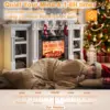 70" Electric Fireplace with Mantel Fireplace TV Stand for TVs Up to 80 Inch Modern Entertainment Center with Storage 5