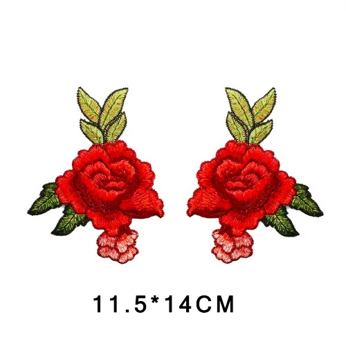 1 Pair Rose Flower A
