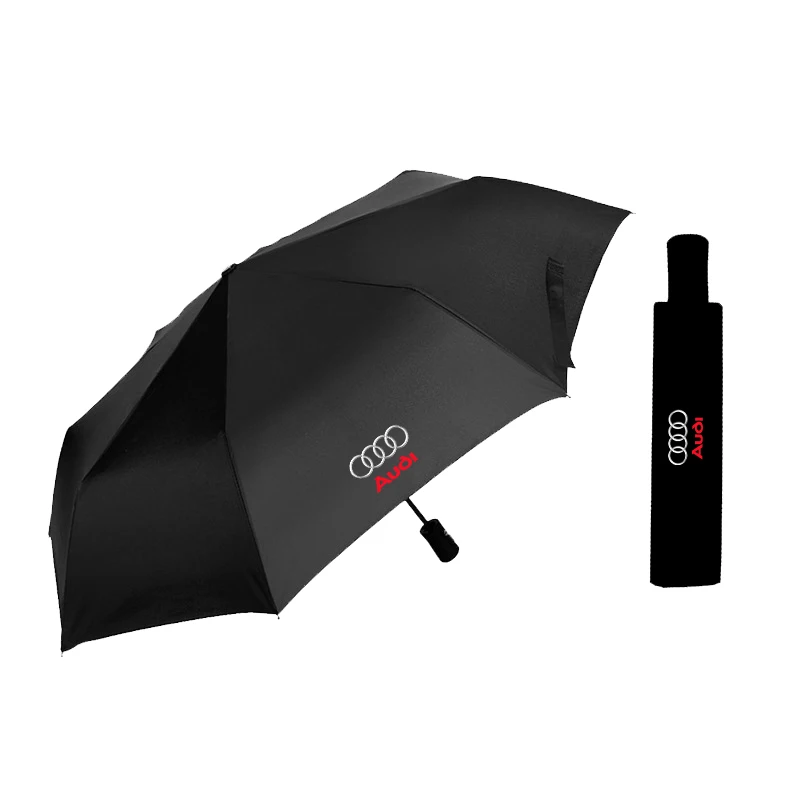 Car Fully Automatic Compact Folding Custom Umbrella Car Accessories For Audi sline TT Q2 Q3 Q5 Q7 Q8 A3 A4 A5 A6 A7 R8 B5 B6 B7 3 Sc831e62b94024a729fe3c10394441ea20