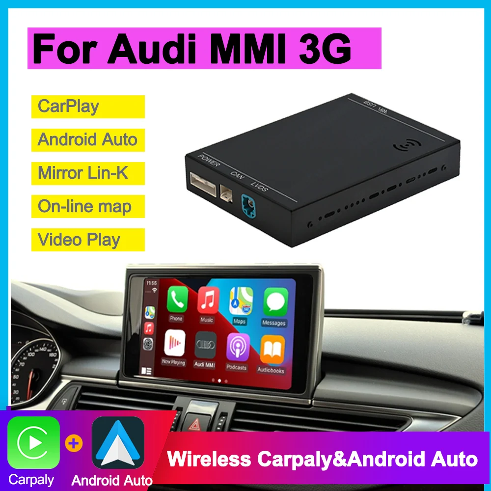 

Беспроводной адаптер для Audi A4/A5/S5/Q5/A1/Q3/A6/Q7 с MMI 3G