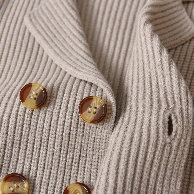 Korean Baby Cardigans Boys Winter Knit Sweaters Coat Kids Double Breasted Sweater Jacket Children Vintage Knitted Cardigans knit sweater