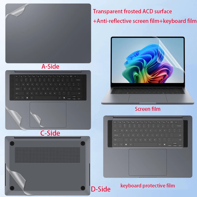 삼성 갤럭시북 6/5 프로 360 바디 스티커 14/16인치 노트북 960XJG 쉘 940XJG 보호 960UJH 프리컷 비닐 필름