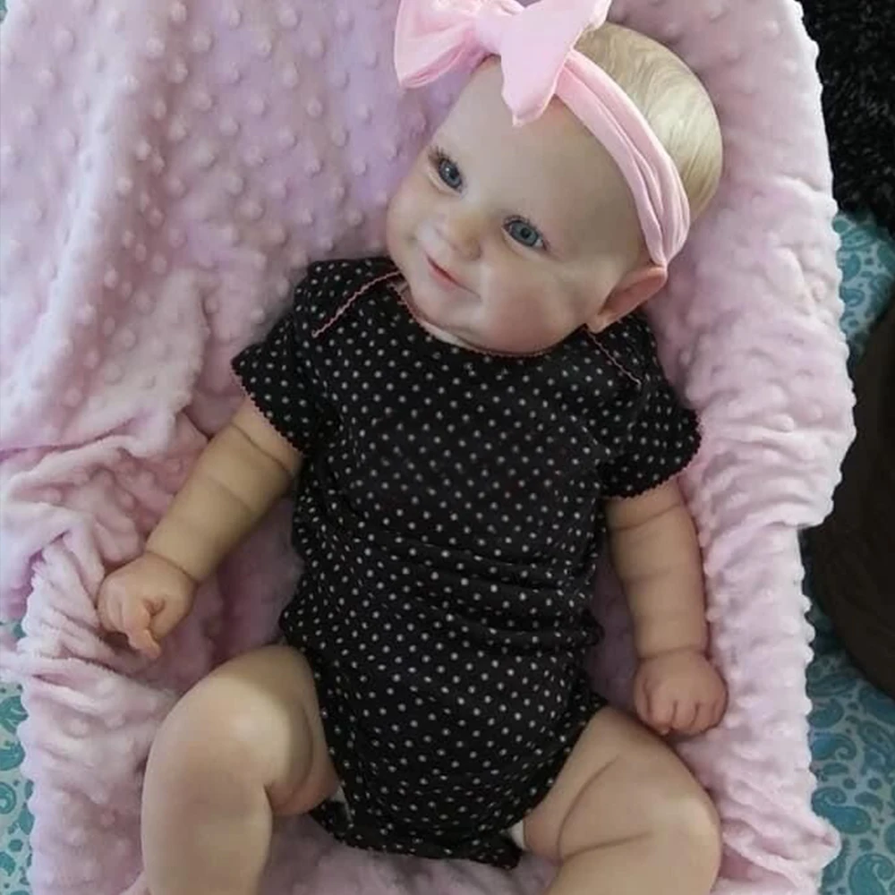 

20 Inches Maddie Bebe Reborn Dolls Full Body Silicone vinyl Lifelike Newborn Handmade Vinyl Doll Kids Girls Gift