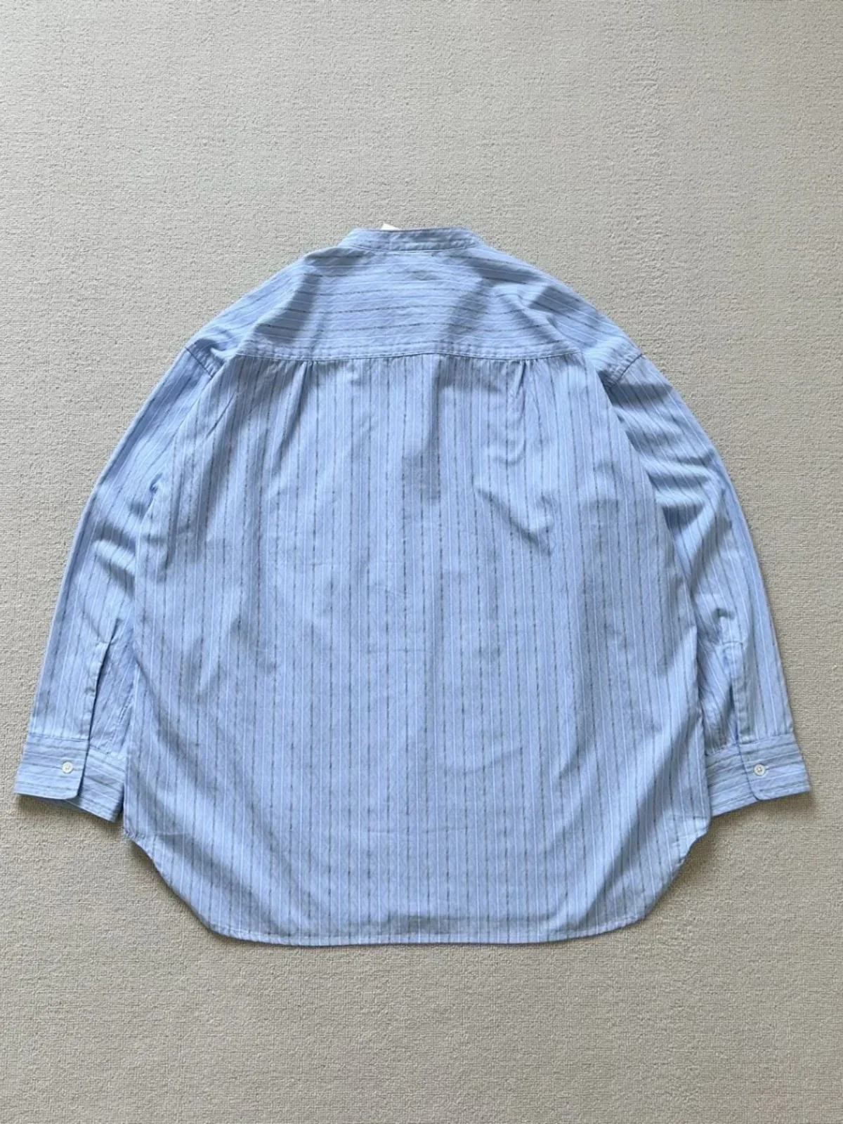 nanamica　Band Collar Dobby Stripe Shirt s-l400.jpg