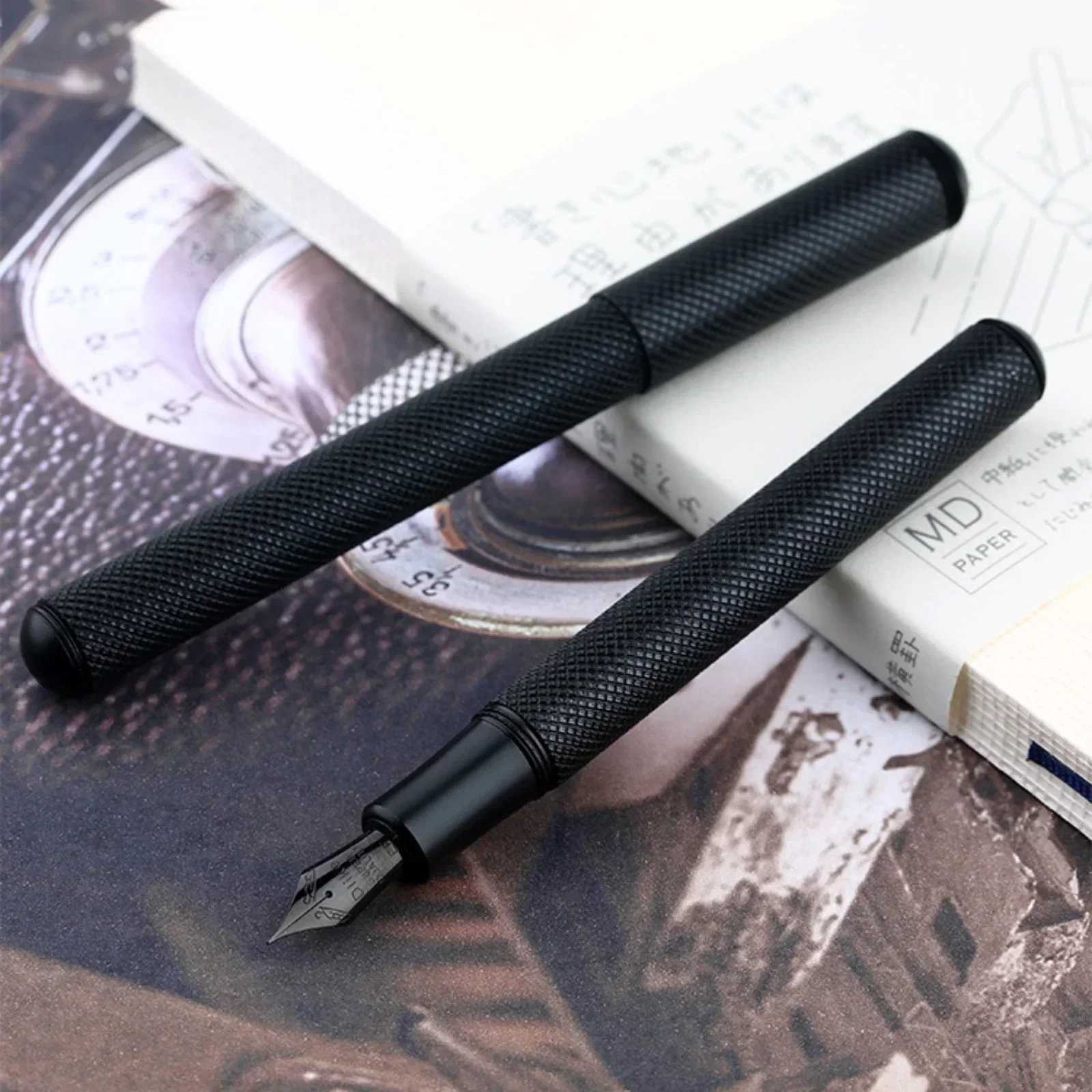 MAJOHN DELIKE Fountain Pen Brass Original Color Antique Elements All Copper Pens Student Writing Practice Calligraphy Gift Pen fountain pen metal pen calligraphy pen