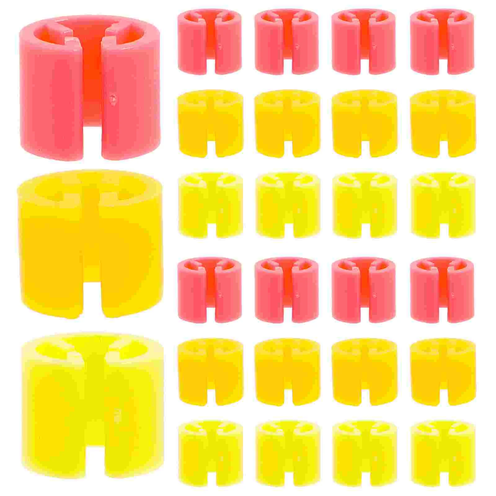 

300 Pcs Clothing Tag Buckle Colorful Hanger Tags Plastic Hangers Size Circle Multicolor