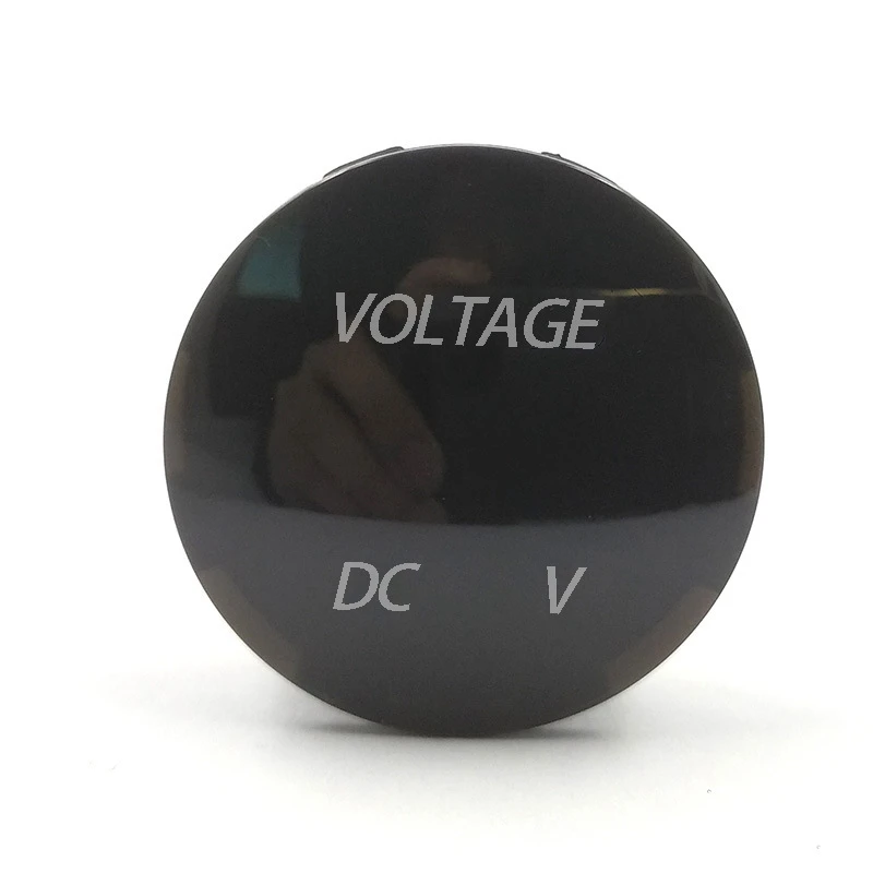 DC 5V-48V LED digital circular voltmeter Monitor Ammeter Auto motorcycle voltage and current meter Detector tester Monitor panel
