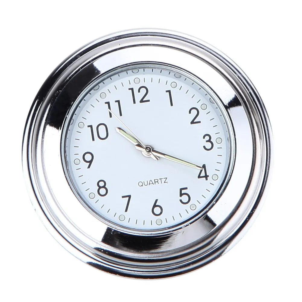 Evrensel motosiklet saatler su geçirmez aydınlık bisiklet gidon dağı izle hafif bisiklet alüminyum saat Scooter Motor ATV için