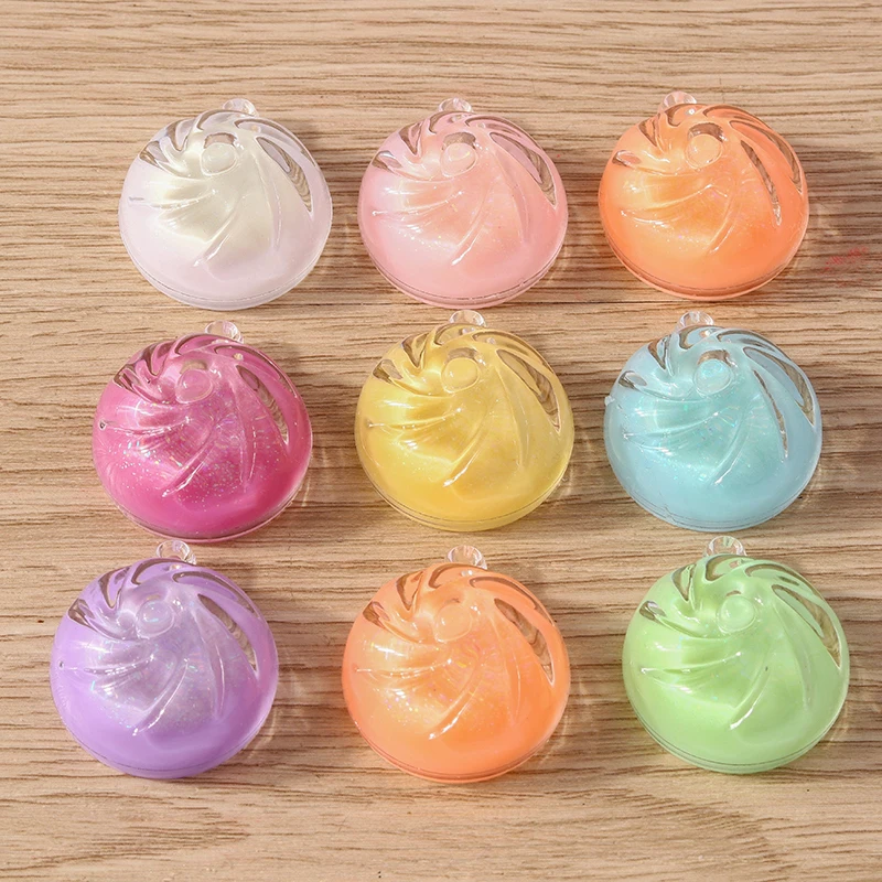 

5pcs 24x28mm Cute Simulated Food Crystal Buns Charms Pendants for Jewelry Making Drop Earrings Necklace Bracelets DIY Craft Gift