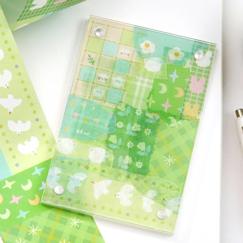 Cute Dream Fantasy Washi Tape Collage Scrapbooking DIY Decoration Album Photocard Diary Journal Kawaii Masking Tapes