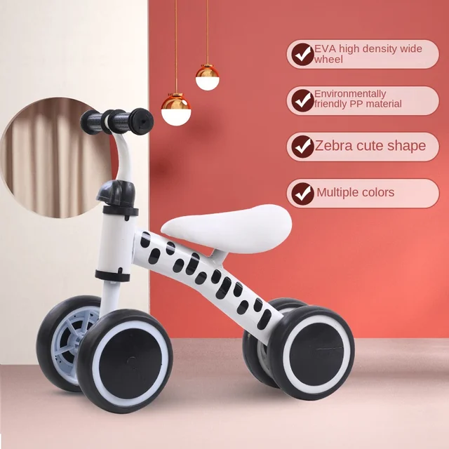 LazyChild Zebra-Shaped Cute Children's Balance Car Comfortable Pedalless Scooter Non-Slip Noise Reduction Yo-Yo DropShipping 1
