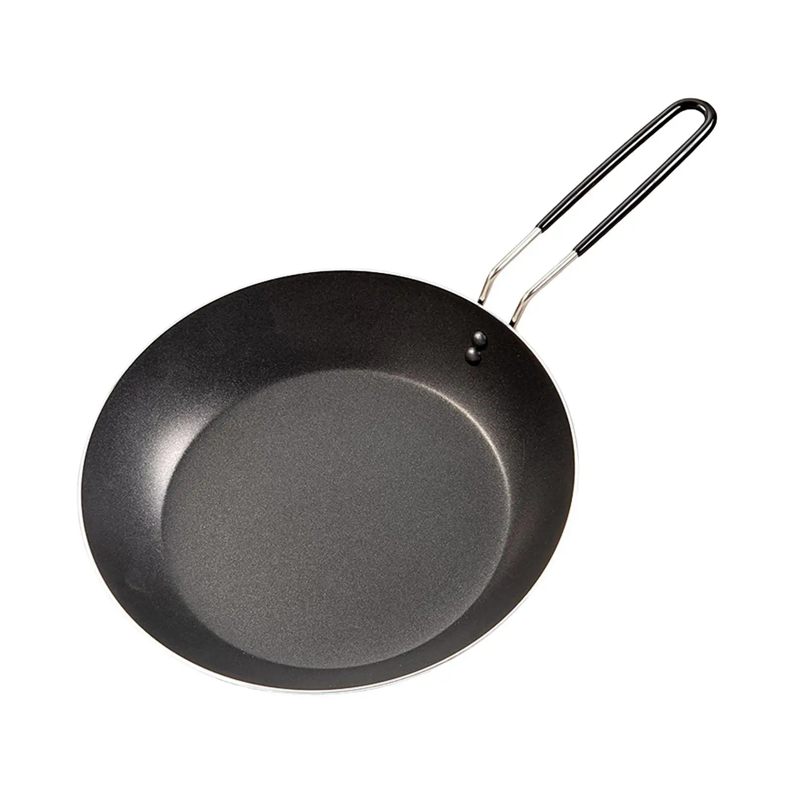 Camping Fry Pan Lightweight Multipurpose Cookware Foldable Handle Nonstick Skillet for BBQ Backpacking Hiking Travel Kitchen