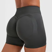 AYR Seamless Yoga Pants High Waist Peach Hip Tight Yoga Shorts Outer Wear Sports Running Fitness Pants for Women