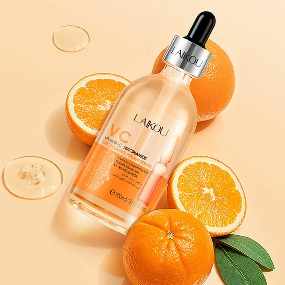 LAIKOU Sakura Serum Vitamin C Amino Acid Essence Moisturizing Hydrating Nourishing Repair 100ml Facial Care facial essence skin care set niacinamide serum