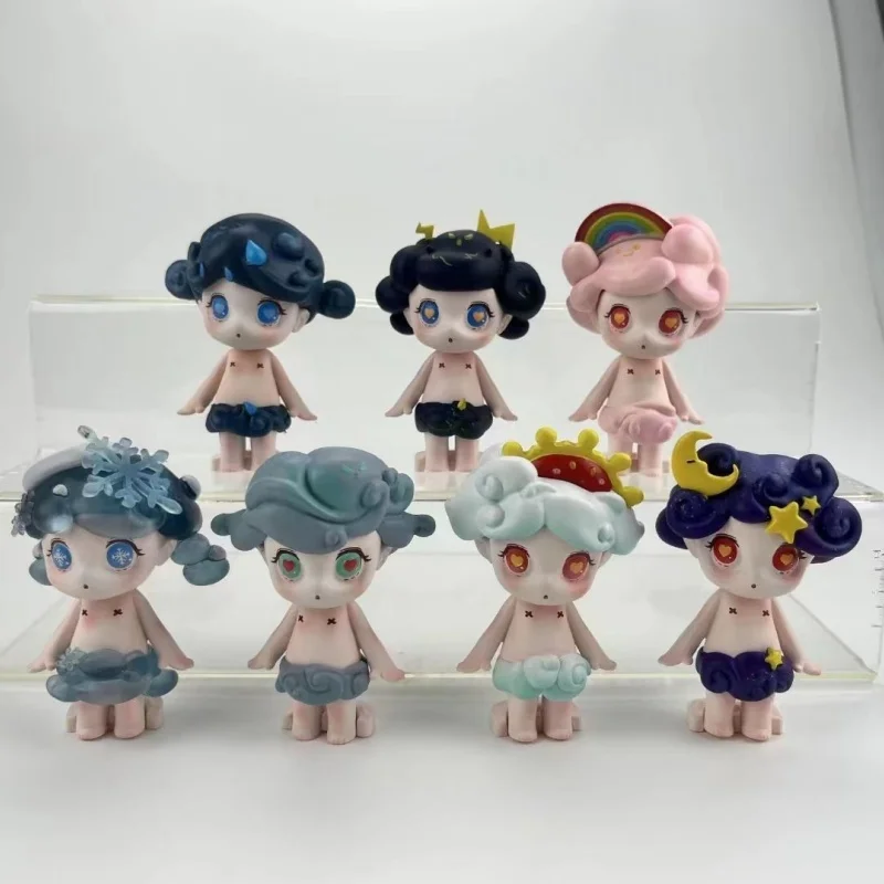 

Новинка, Dimoo, прогноз погоды, детская игрушка Lulu Mystery Box, модель игрушек, 1 шт./7 шт.