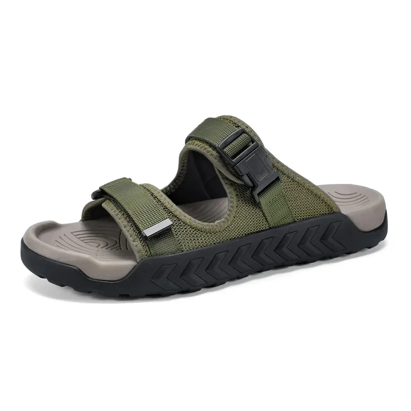 Men Sports Slippers Outdoor Thick Bottom Breathable Slippers Beach Sandals Summer Casual Shoes Comfortable Sandals