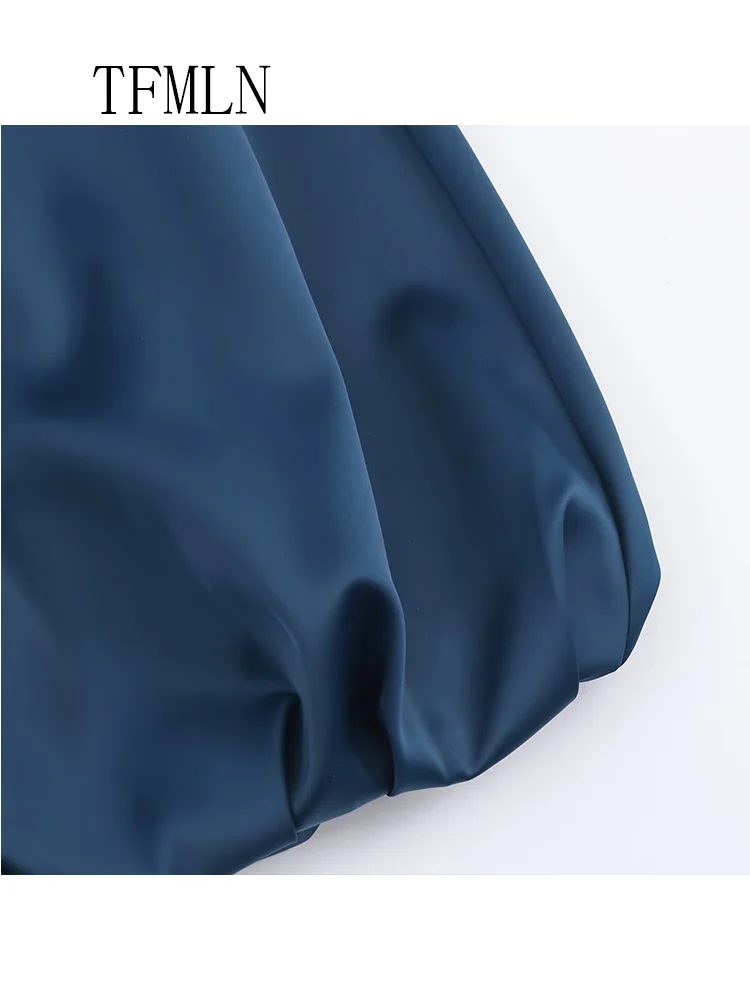 Elegant 2026 Spring Summer Women Balloon Shaped Midi Dress Sexy Sleeveless Square Collar A-line Backless Chic Party Long Dress