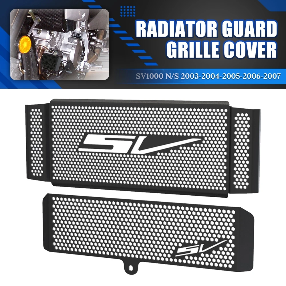 

FOR Suzuki SV1000 N S 2003 2004 2005 2006 2007 Motorcycle Accessories Radiator Grille Oil Cooler guard Cover Set Protection Part