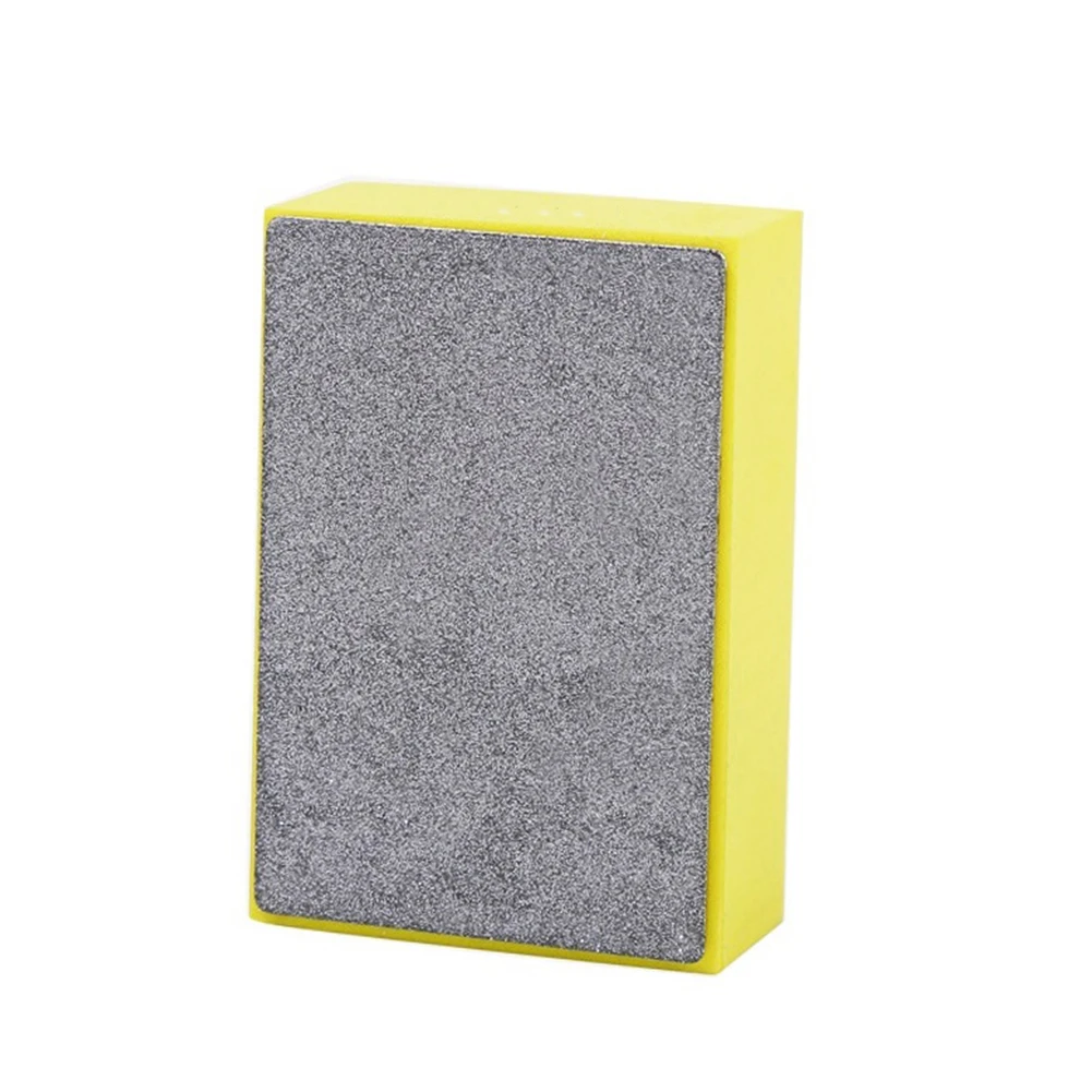 1pc Polishing Pad 60/100/200/400# 3.54*2.16*1.18in For Ceramic Tile Marble Glass Grinding Diamond Polishing Hand Pad Block shdiatool 1pc diamond 50mm m14 vacuum brazed chamfering milling finger bits enlarge hole ceramic tile countertop granite