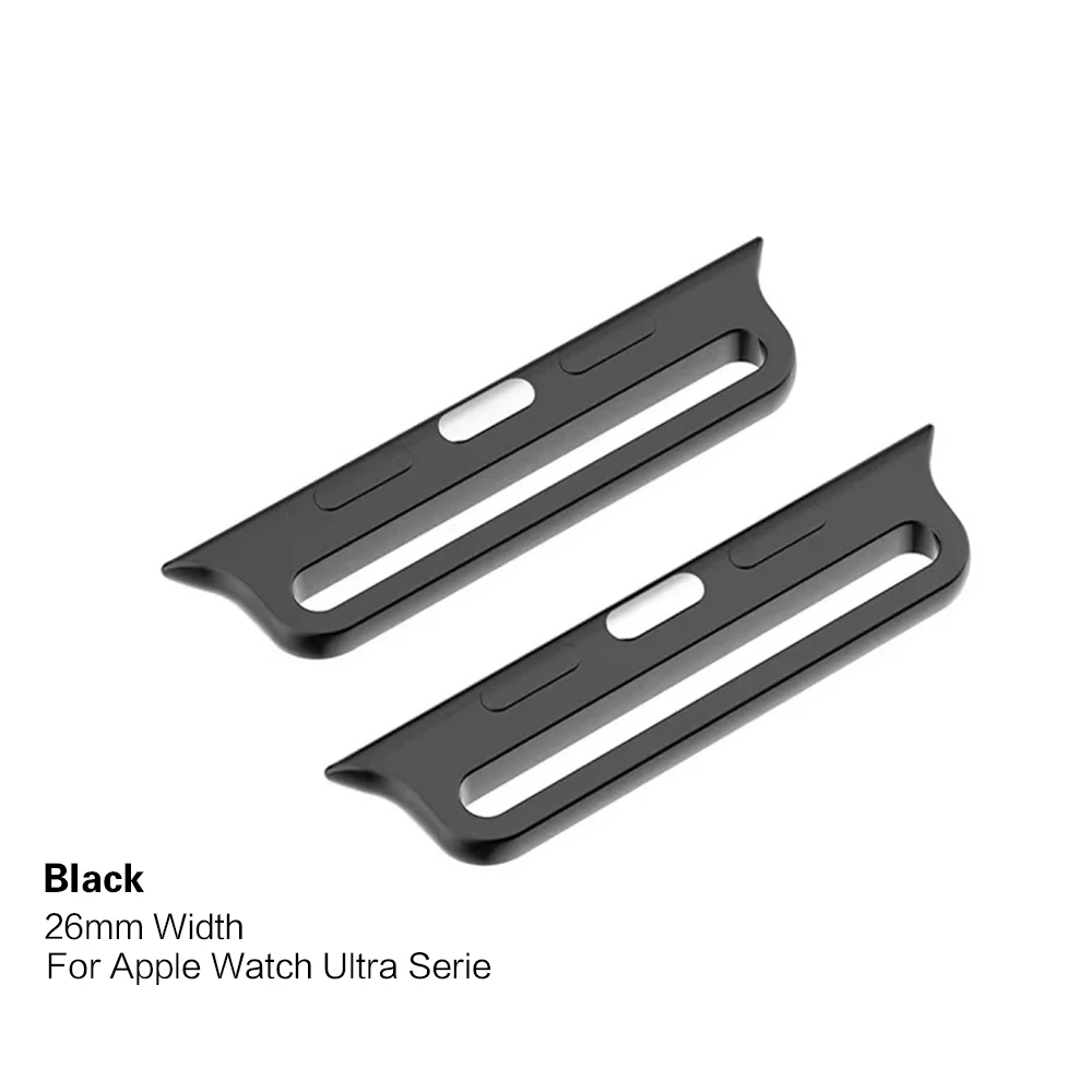 1 пара металлических разъемов для Apple Watch Band Ultra 49 мм 38 40 мм 41 мм 42 мм 44 мм 45 мм Series 4 5 6 7 8 SE iWatch